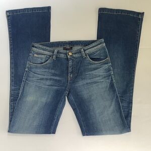 Armani Jeans Cassia Blue Light Weight Women Jeans Size 29 Long Inseam 36